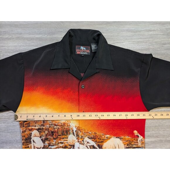 LED ZEPPELIN Houses of the Holy 2003 Myth Gem Bravado Button Shirt Vintage - Picture 7 of 8